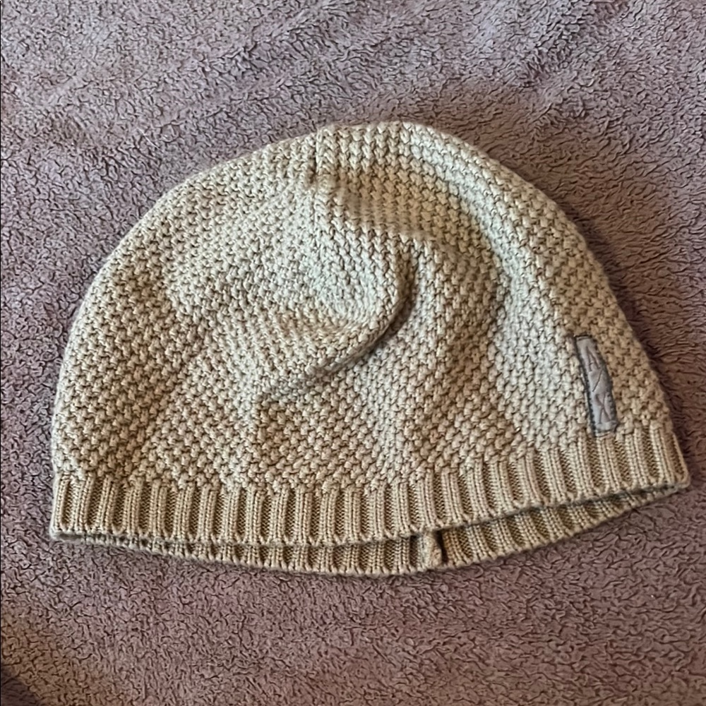 A/X Armani Exchange Beige Knit Hat